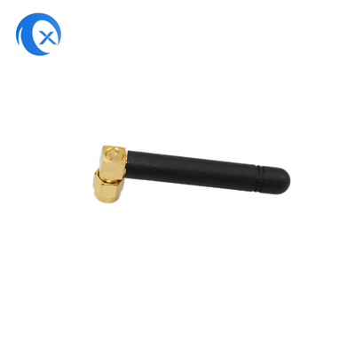 2.4G Wi-Fi Правый угол SMA Мужской разъем Высокая прибыль 2dBi GSM Резиновая утка Антенна для маршрутизатора