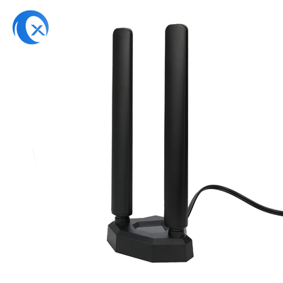 Wi-Fi 6E Антенна трехдиапазона 6 ГГц 5 ГГц 2.4 ГГц Игровая антенна Wi-Fi Магнитная база для ПК Компьютер