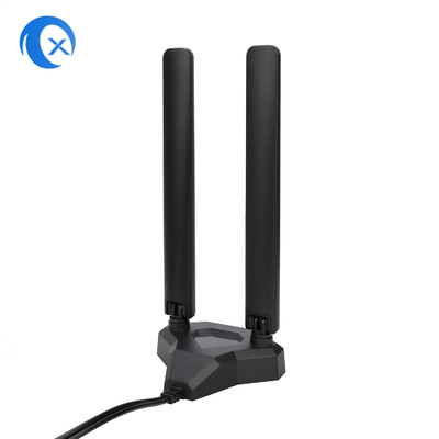 Wi-Fi 6E Антенна трехдиапазона 6 ГГц 5 ГГц 2.4 ГГц Игровая антенна Wi-Fi Магнитная база для ПК Компьютер
