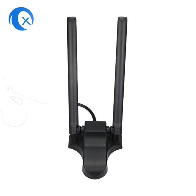 Двухдиапазонные 2,4 ГГц 5 ГГц RP-SMA Wi-Fi антенны с 6,5 футовым расширительным кабелем для ПК