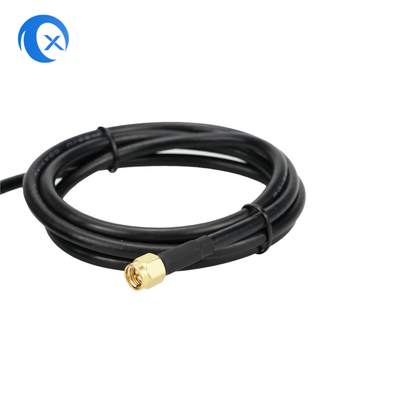 806-960 МГц / 1710-2690 МГц 4G LTE Магнитная монтируемая антенна с кабельным соединителем SMA LMR195