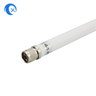 2.4G + 5.8G Dual Band High Gain 7DBi WiFi Внешняя водонепроницаемая антенна из стекловолокна с N мужским разъемом