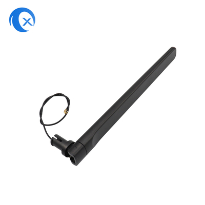 2.4G Высокий прирост 5 дБИ Omni Swivel Paddle Водостойкая антенна WiFi с летающим кабелем для антенны маршрутизатора