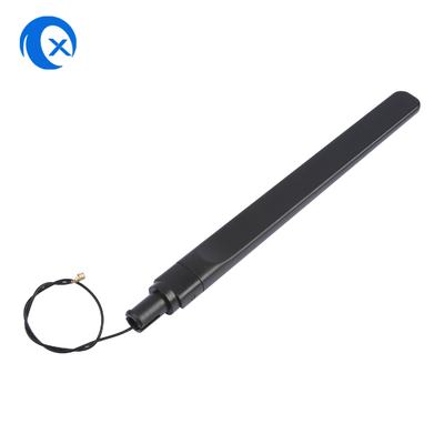 2.4G Высокий прирост 5 дБИ Omni Swivel Paddle Водостойкая антенна WiFi с летающим кабелем для антенны маршрутизатора
