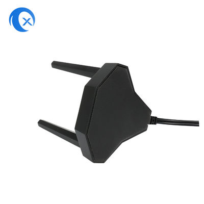 антенна 2.4GHz 5GHz магнитная WiFi с разъем-вилкой RP SMA
